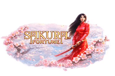 Sakura Fortune avtomat z japonsko češnjevim cvetjem in samuraji